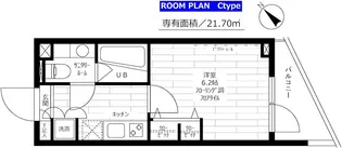 グランドコンシェルジュ用賀アジールコート【2階】の間取り