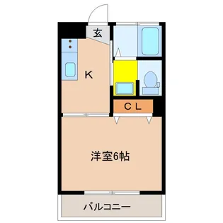 今村コーポ【2階】の間取り