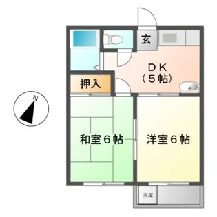 サザンハイツ パートIII【2階】の間取り