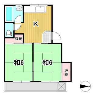 2Kの間取り画像