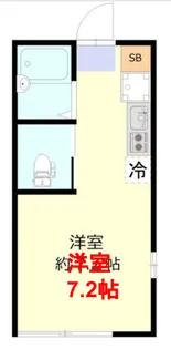 東京都大田区羽田3【アパート】の間取り