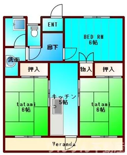 海出ビル【4階】の間取り