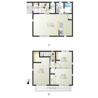 静岡県沼津市大岡【一戸建】の間取り
