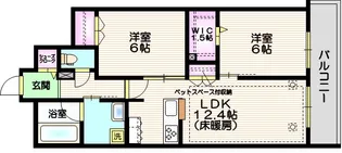 オカバさいたま日進ヘーベルメゾン【2階】の間取り