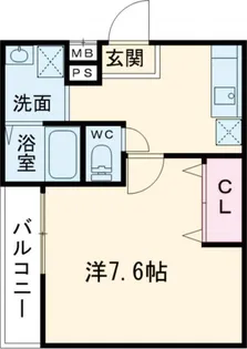 大阪府堺市西区浜寺諏訪森町東2【アパート】の間取り