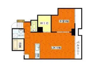 鷹野橋マンション【6階】の間取り