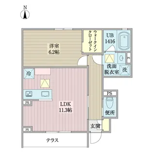 VETRATA【1階】の間取り