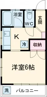 コーポルーセント【2階】の間取り