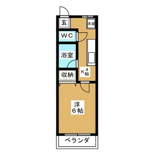 グレース成城II【2階】の間取り