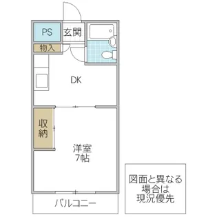 レスカールマンション 第II【8階】の間取り