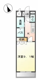 コンシアンス【1階】の間取り