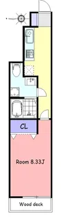 クリスタルハイツ一橋学園【1階】の間取り