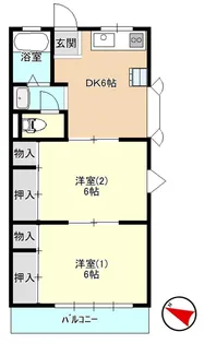 柴原ビル【3階】の間取り