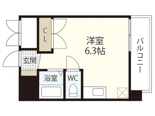 京橋森野ビル【11階】の間取り