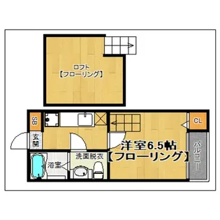 福岡県福岡市西区生の松原1【アパート】の間取り