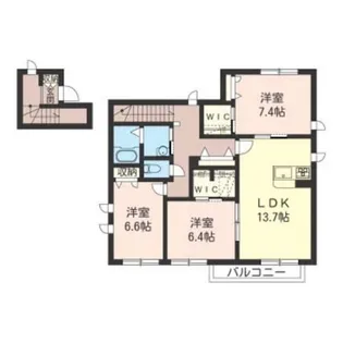 小林邸【2階】の間取り
