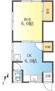 第一誠荘【2階】の間取り