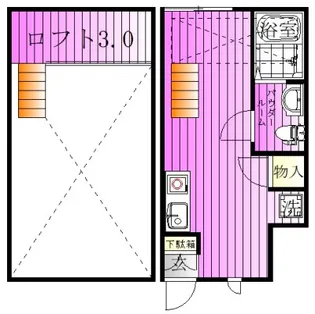アルページュ八潮【1階】の間取り