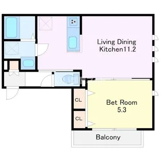 PRAIRIE HEIGHTS【1階】の間取り