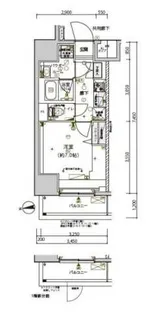 メインステージ南砂町II【1階】の間取り