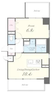 プローシュII【3階】の間取り