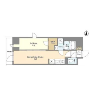東京都江東区東砂6【マンション】の間取り