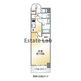 エスプレイス神戸グレース【5階】の間取り