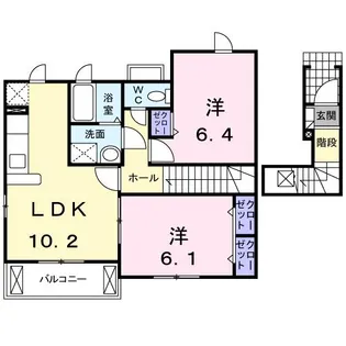 レジデンス・セレノ【2階】の間取り