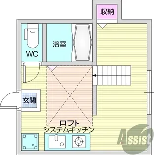 ハイム向山【2階】の間取り