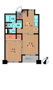 東京都中央区勝どき6【マンション】の間取り
