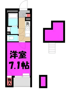 埼玉県蕨市南町4【マンション】の間取り