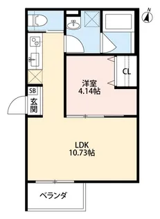 Pomelo【2階】の間取り