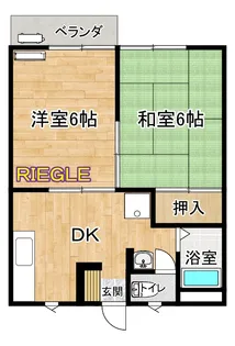 コスモ前橋ハイツ【1階】の間取り