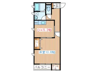 MOMO KAMISUGI【1階】の間取り