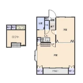 群馬県高崎市矢中町【一戸建】の間取り