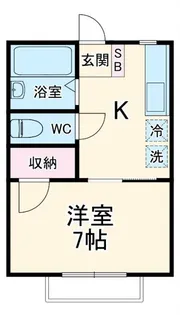 グランデ藤崎【1階】の間取り