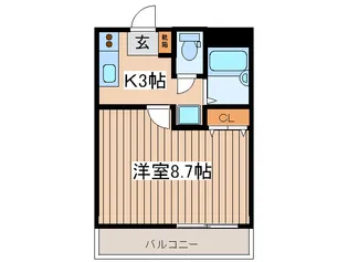 クリスタル相生【1階】の間取り