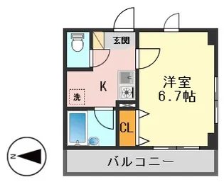 東京都江戸川区春江町3【マンション】の間取り