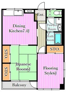 T&Hプラザ中葛西【2階】の間取り