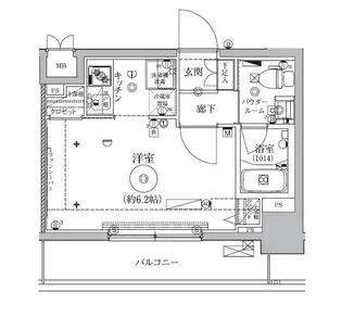 東京都品川区東中延1【マンション】の間取り