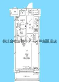 ガリシアレジデンス目黒本町【2階】の間取り