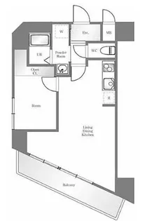 ヒルズ代官山【4階】の間取り