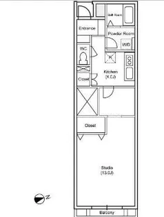 グランドプラム岡本【2階】の間取り