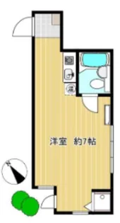 ヴェルメゾン初台【1階】の間取り