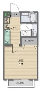 アビターレS【2階】の間取り