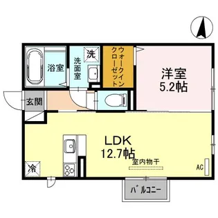 新潟県柏崎市幸町【アパート】の間取り