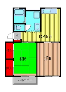 ブランシェ1【1階】の間取り