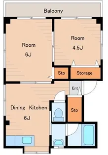 メイト大島II【2階】の間取り