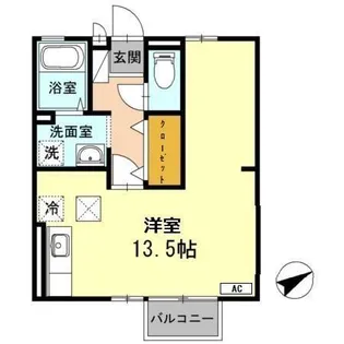 ロイヤルガーデン須田ノ木D【1階】の間取り
