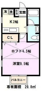 埼玉県川口市末広1【アパート】の間取り